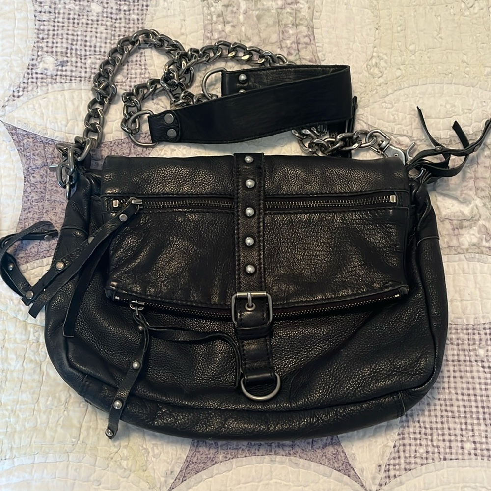 Cut n paste leather bag